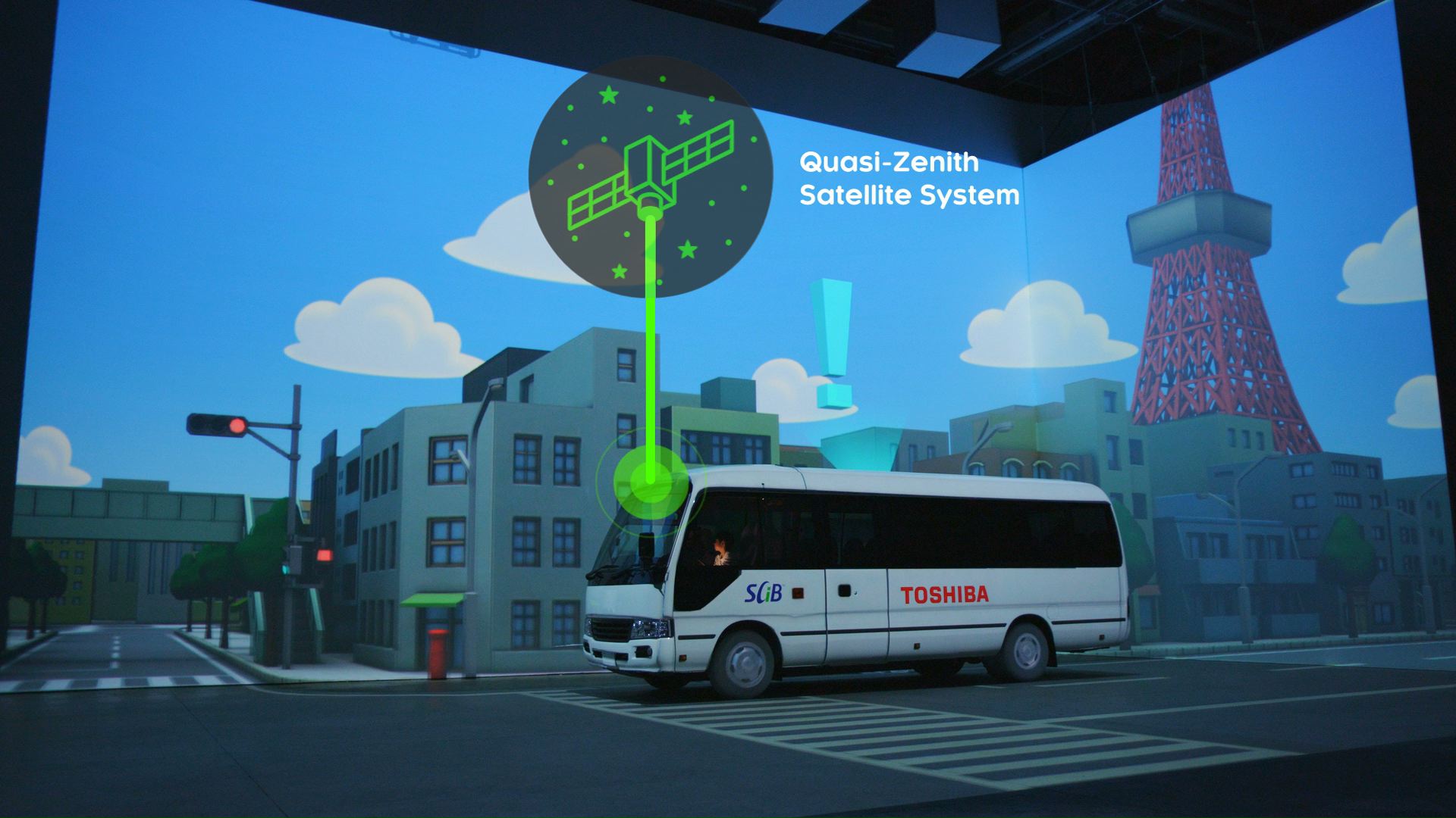 TOSHIBA「Electric Bus Tours &#8211; Virtual Reality &#038; Video Mapping」