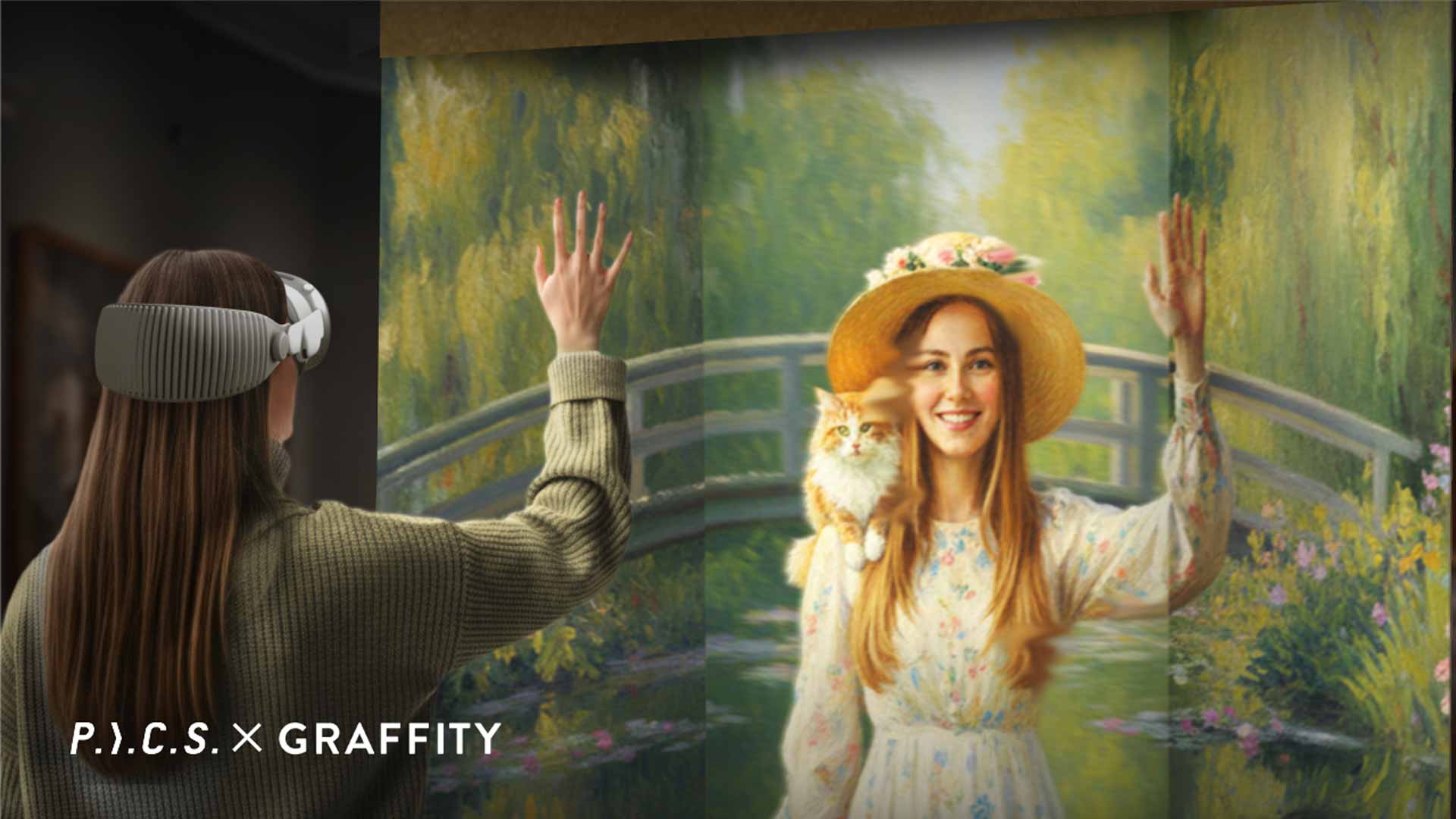 CEATEC 2025 Graffity株式会社ブースにてP.I.C.S.と同社で共同開発中の空間演出ソリューションを展示。