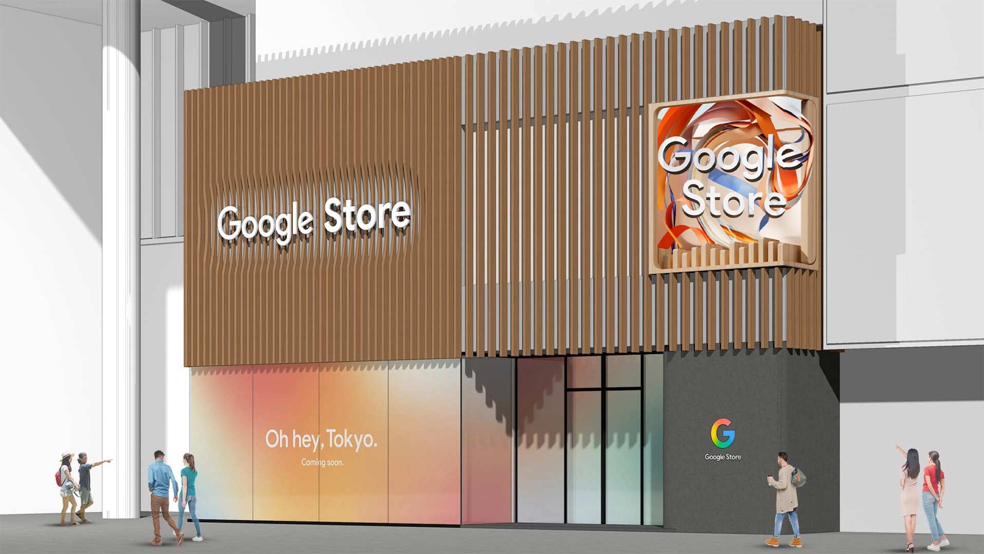 Google Store OMOTESANDO Signage